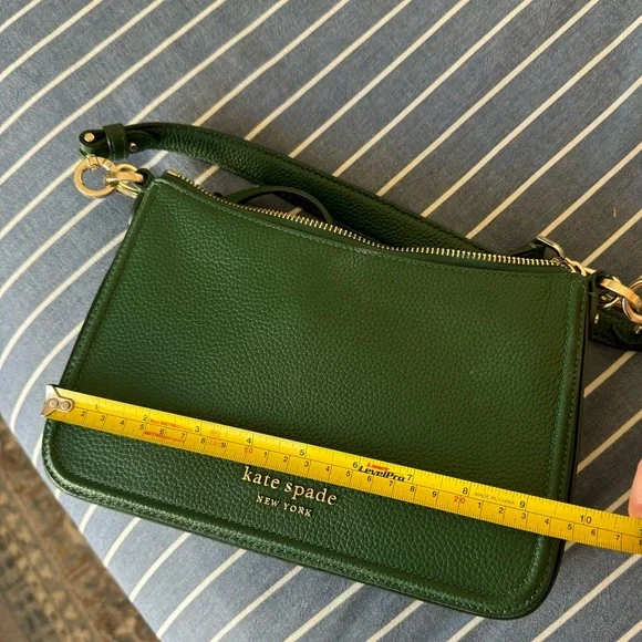 COPY - Kate Spade Green Purse with Crossbody - Picture 6 of 7